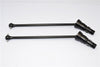 Traxxas X-Maxx 4X4 Steel#45 Front/Rear CVD Drive Shaft - 1Pr Black