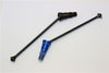 Steel#45 Cup Joint For GPM# TXM12160S Front/Rear CVD Drive Shaft For Traxxas X-Maxx - 1Pr Black