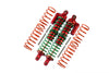 Traxxas X-Maxx 4X4 Aluminum Front/Rear Adjustable Spring Shocks - 1Pr Red