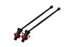 Harden Steel #45 Front Or Rear CVD Drive Shaft With Aluminum Hex For Traxxas X-Maxx 6S - 1Pr Set Red
