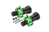 Traxxas X-Maxx 4X4 Harden Steel CVD Joints And Aluminum Wheel Hex - 12Pcs Set Green