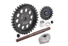 40Cr Carbon Steel M1.5 Spur Gear 33T + Motor Gear 19T For 1:5 Traxxas X Maxx 6S / X Maxx 8S / XRT 8S Monster Truck 