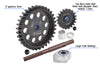 40Cr Carbon Steel M1.5 Spur Gear 33T + Motor Gear 19T For 1:5 Traxxas X Maxx 6S / X Maxx 8S / XRT 8S Monster Truck