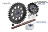 40Cr Carbon Steel M1.5 Spur Gear 33T + Motor Gear 20T For 1:5 Traxxas X Maxx 6S / X Maxx 8S / XRT 8S Monster Truck