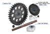 40Cr Carbon Steel M1.5 Spur Gear 33T + Motor Gear 30T For 1:5 Traxxas X Maxx 6S / X Maxx 8S / XRT 8S Monster Truck