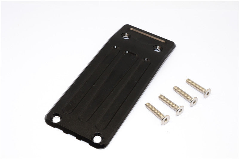 Traxxas X-Maxx 4X4 Aluminum Front Skid Plate - 1Pc Set Black