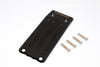 Traxxas X-Maxx 4X4 Aluminum Front Skid Plate - 1Pc Set Black