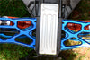 Traxxas X-Maxx 4X4 Aluminum Rear Skid Plate - 1Pc Set Blue