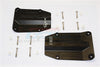 Traxxas X-Maxx 4X4 Aluminum Centre Skid Plate - 2Pcs Set Black