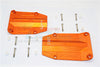 Traxxas X-Maxx 4X4 Aluminum Centre Skid Plate - 2Pcs Set Orange