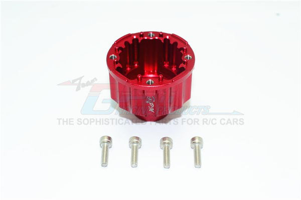 Aluminum Front Or Rear Differential Case For Traxxas X-Maxx 8S - 1Pc Set Red