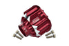 Aluminum 7075-T6 Front Or Rear Differential Case For 1:5 Traxxas X Maxx 8S / X Maxx 6S - 5Pc Set Red