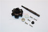Traxxas X-Maxx 4X4 Harden Steel #45 Input Shaft - 1Pc Black