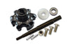 Traxxas X-Maxx 4X4 Upgrade Part Aluminum Trasmission Cush Drive Housing With Drive Input Shaft - 10Pcs Set Black