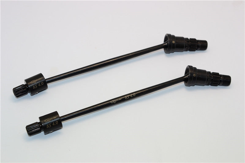 Traxxas X-Maxx 4X4 Harden Steel #45 CVD For Front Or Rear + Wheel Shaft - 1Pr Set Black