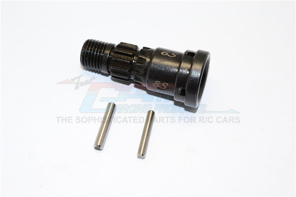 Steel #45 CVD Joint For Front Or Rear For Traxxas X-Maxx 6S / X-Maxx 8S - 1Pc Set Black