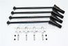 Harden Steel #45 Front And Rear CVD Drive Shaft With Aluminum Hex For Traxxas X-Maxx 8S - 2Prs Set Silver
