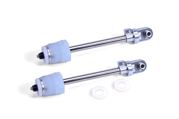 4140 Medium Carbon Steel + Aluminum 7075 Shock Absorber Shaft Core Kit For GPM Optional & Original Traxxas 1:5  X Maxx 6S / X Maxx 8S Shock Absorbers - Silver