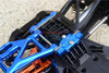 Aluminum Front Lower Arm Tie Bar Mount For Traxxas 1:10 Maxx 4WD Monster Truck-89076-4 / 1:8 4WD Maxx Slash 6S Brushless Short Course Truck-102076-4 Upgrades - Blue