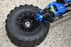 GPM For Traxxas 1/10 Maxx 4WD Monster Truck Upgrade Parts Aluminum Wheel Hub Hex (+10mm) - 16Pc Set Orange