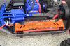 Traxxas 1/10 Maxx 4WD Monster Truck Aluminum Battery Hold-Down - 2Pc Set Orange