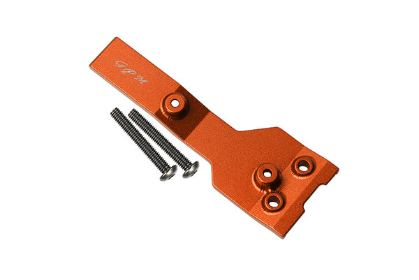 Traxxas 1/10 Maxx 4WD Monster Truck Aluminum Rear Chassis Link Protector - 1Pc Set Orange