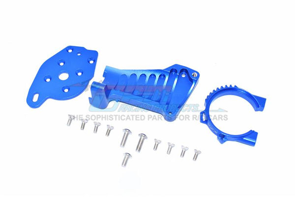 Traxxas 1/10 Maxx 4WD Monster Truck Aluminum Motor Mount - 1 Set Blue