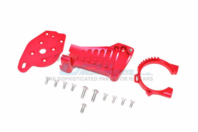 Traxxas 1/10 Maxx 4WD Monster Truck Aluminum Motor Mount - 1 Set Red