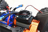 GPM For Traxxas 1/10 Maxx 4WD Monster Truck Upgrade Parts Aluminum Motor Heatsink With Cooling Fan - 1 Set Black