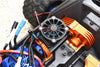 GPM For Traxxas 1/10 Maxx 4WD Monster Truck Upgrade Parts Aluminum Motor Heatsink With Cooling Fan - 1 Set Black