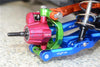 Aluminum Front C-Hubs For Traxxas 1:10 Maxx 4WD Monster Truck-89076-4 / 1:8 4WD Maxx Slash 6S Brushless Short Course Truck-102076-4 Upgrades - Blue