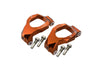 Aluminum Front C-Hubs For Traxxas 1:10 Maxx 4WD Monster Truck-89076-4 / 1:8 4WD Maxx Slash 6S Brushless Short Course Truck-102076-4 Upgrades - Orange