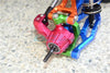 Aluminum Front Knuckle Arms For Traxxas 1:10 4WD MAXX 89076-4 / 4WD MAXX with WideMAXX 89086-4 / 1:8 4WD Maxx Slash 6S 102076-4 Upgrades - Orange