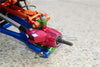 Aluminum Front Knuckle Arms For Traxxas 1:10 4WD MAXX 89076-4 / 4WD MAXX with WideMAXX 89086-4 / 1:8 4WD Maxx Slash 6S 102076-4 Upgrades - Orange