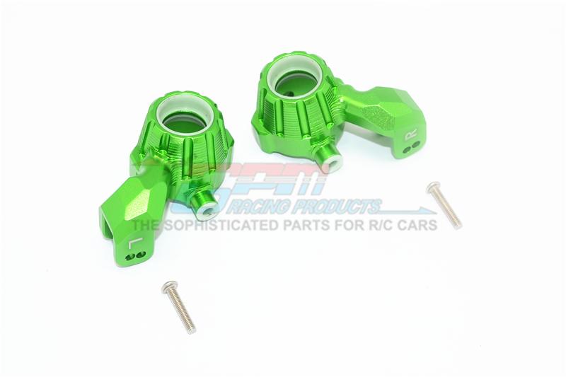 Traxxas 1/10 Maxx 4WD Monster Truck Aluminum Front Knuckle Arms - 1Pr Set Green