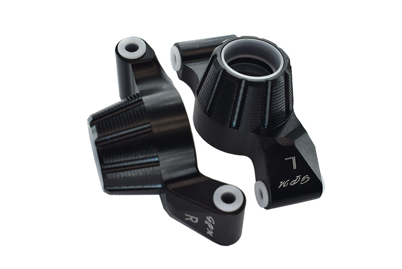 Aluminum Rear Knuckle Arms For Traxxas 1:10 4WD MAXX 89076-4 / 4WD MAXX with WideMAXX 89086-4 / 1:8 4WD Maxx Slash 6S 102076-4 Upgrades - Black
