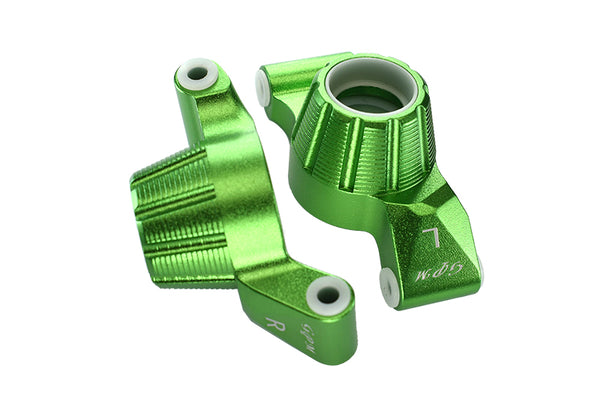 Aluminum Rear Knuckle Arms For Traxxas 1:10 4WD MAXX 89076-4 / 4WD MAXX with WideMAXX 89086-4 / 1:8 4WD Maxx Slash 6S 102076-4 Upgrades - Green