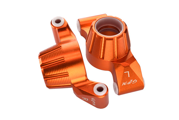 GPM For Traxxas 1/10 Maxx 4WD Monster Truck Upgrade Parts Aluminum Rear Knuckle Arm - 2Pc Set Orange