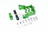 Traxxas 1/10 Maxx 4WD Monster Truck Aluminum Servo Mount + Stainless Steel Tie Rod + 25T Aluminum Servo Horn - 16Pc Set Green