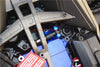 Aluminum 25T Servo Horn For Traxxas 1:10 4WD MAXX 89076-4 / 4WD MAXX with WideMAXX 89086-4 / 1:8 4WD Maxx Slash 6S 102076-4 Upgrades - Blue