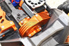 GPM For Traxxas 1/10 Maxx 4WD Monster Truck Upgrade Parts Aluminum Main Gear Cover - 1Pc Set Orange