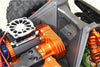 Aluminum Main Gear Cover For Traxxas 1:10 4WD MAXX 89076-4 / 4WD MAXX with WideMAXX 89086-4 / 1:8 4WD Maxx Slash 6S 102076-4 Upgrades - Orange