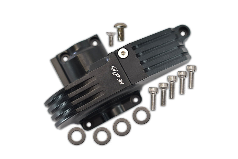 Aluminum Main Gear Cover For Traxxas 1:10 4WD MAXX 89076-4 / 4WD MAXX with WideMAXX 89086-4 / 1:8 4WD Maxx Slash 6S 102076-4 Upgrades - Black