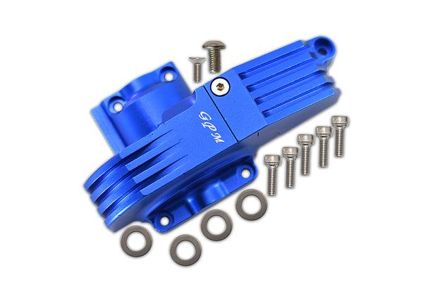 GPM For Traxxas 1/10 Maxx 4WD Monster Truck Upgrade Parts Aluminum Main Gear Cover - 1Pc Set Blue