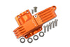 GPM For Traxxas 1/10 Maxx 4WD Monster Truck Upgrade Parts Aluminum Main Gear Cover - 1Pc Set Orange