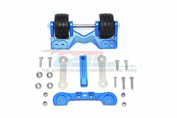 Traxxas 1/10 Maxx 4WD Monster Truck Aluminum Rear Adjustable Wheelie - 1 Set Blue