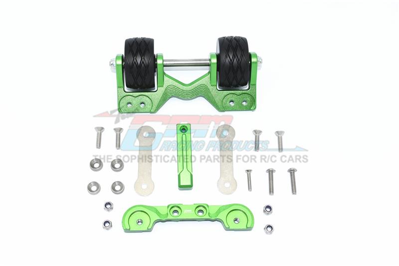 Traxxas 1/10 Maxx 4WD Monster Truck Aluminum Rear Adjustable Wheelie - 1 Set Green