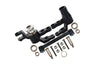 GPM For Traxxas 1/10 Maxx 4WD Monster Truck Upgrade Parts Aluminum Steering Assembly - 1 Set Black
