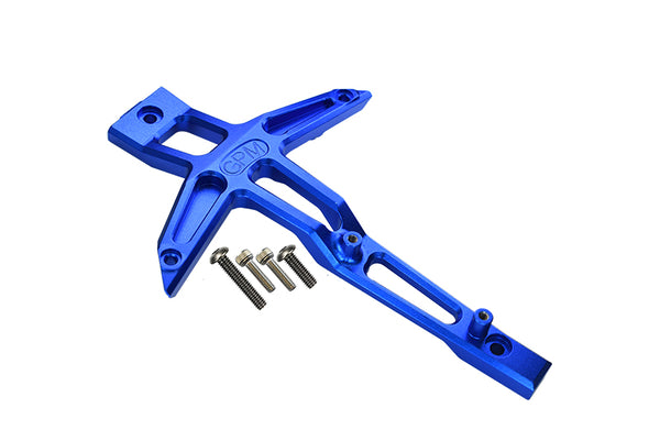 GPM For Traxxas 1/10 Maxx 4WD Monster Truck Upgrade Parts Aluminum Front Chassis Brace - 1Pc Set Blue