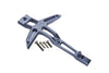 Aluminum Front Chassis Brace For Traxxas 1:10 4WD MAXX 89076-4 / 4WD MAXX with WideMAXX 89086-4 / 1:8 4WD Maxx Slash 6S 102076-4 Upgrades - Gray Silver